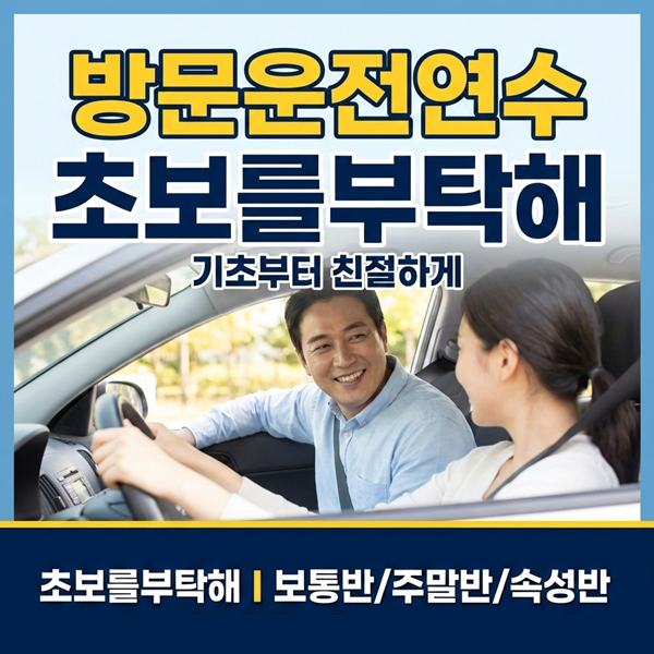 방문도로연수 초보를부탁해